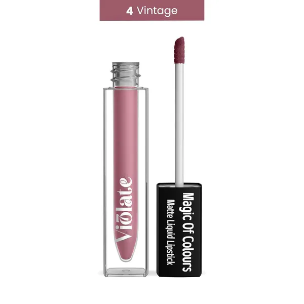 _Matte_Liquid_Lipstick,Non-Sticky_and_Non-Drying,_Waterproof_Long_Lasting_Rich_Color,_Non-Drying,_All_Skin_Types_[5_Ml]_(Vintage,_5_Ml)