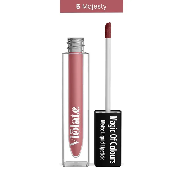 _Liquid_Lipstick_Collection_Matte,_Velvet,_Waterproof_&_Long-Lasting_Pigmented_Lip_Color_Kiss-Proof_Lipsticks_Smudge-Proof,_Bold,_Vegan_Lipsticks_for_Daily_&_Special_Occasions_(Majesty,_5_ML_-[1PCS])