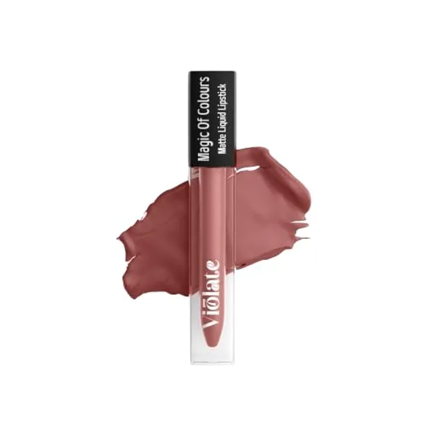 _Liquid_Matte_Lipstick_Non_Transfer_Liquid_Lipstick_Matte_Texture12Hrs_Waterproof(Dark_Brown,_5_Ml)