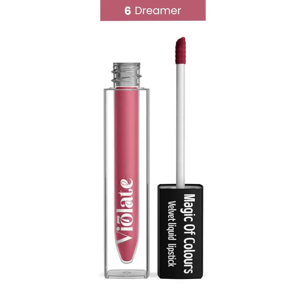 _Velvet_Liquid_Lipstick_Hydrating,_Mousse_Texture,_Vegan_Lipstick,_Full_Coverage_Long_Lasting_Weightless_Velvety_Formula_Hydrating_&_Nourishing_(Dreamer,_5.6_ml_(Pack_of_1))