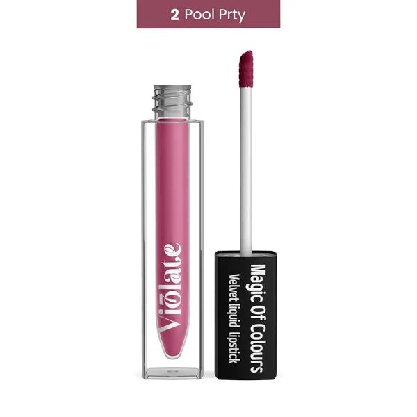 _Velvet_Liquid_Lipstick_Hydrating,_Mousse_Texture,_Vegan_Lipstick,_Full_Coverage_Long_Lasting_Weightless_Velvety_Formula_Hydrating_&_Nourishing_(Pool_Party,_5.6_ml_(Pack_of_1))