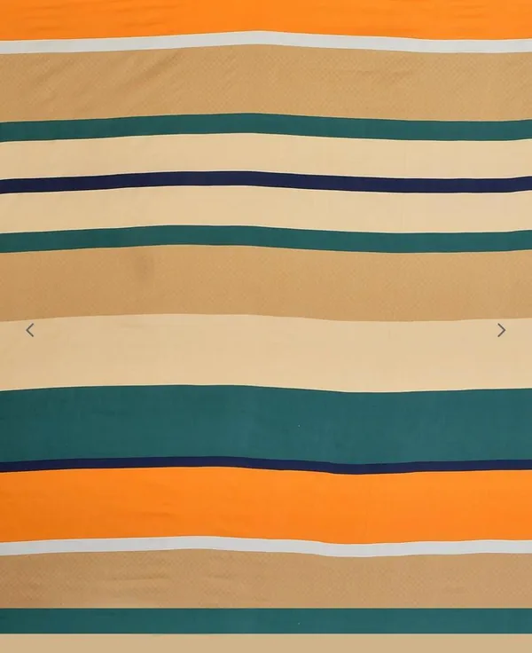 Multicolor_350_Tc_Cotton_Microfiber_King_Striped_Fitted_Elastic_Bedsheet_With_2_Pillow_Cover