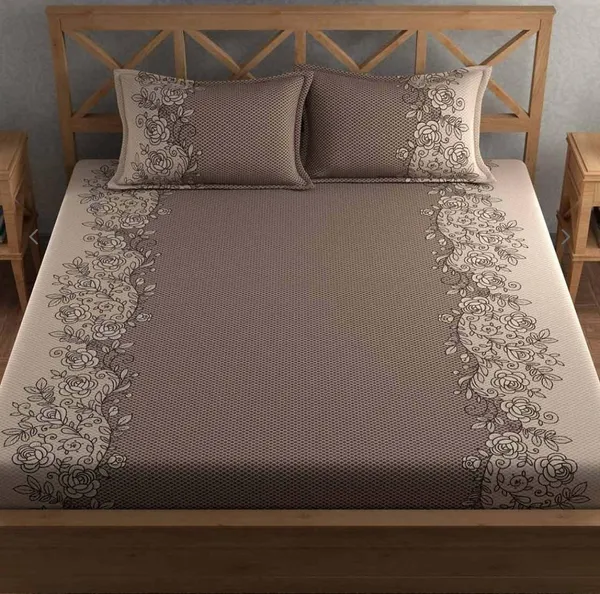 Brown_350_TC_Stripped_Fitted_Bedsheet_King_Size_With_2_Pillow_Covers_|_Cotton_Microfiber_King_Size_Bedsheet
