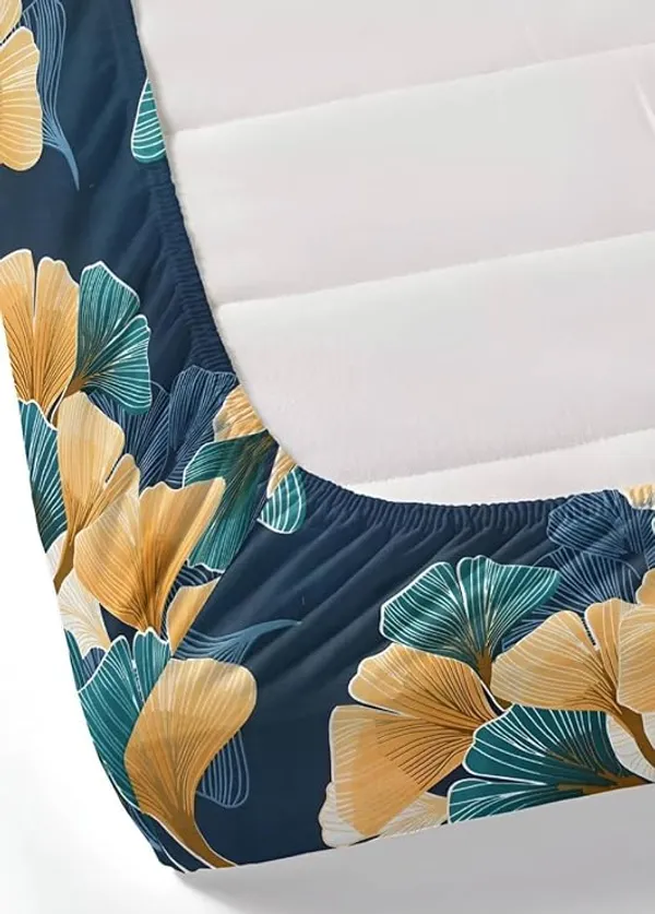 LOYREX_350_TC_Premium_Heavy_Cotton_Feel_1_Elastic_Fitted_Bedsheet_with_2_Frill_Pillow_Covers