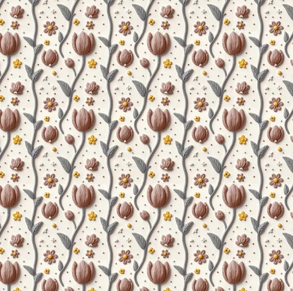 Loyrex_Coffee_7D_Flower_Printed_Cotton_160_TC_Jointless_Super_King_Size_Double_Bed_Sheet_with_2_Pillow_Covers