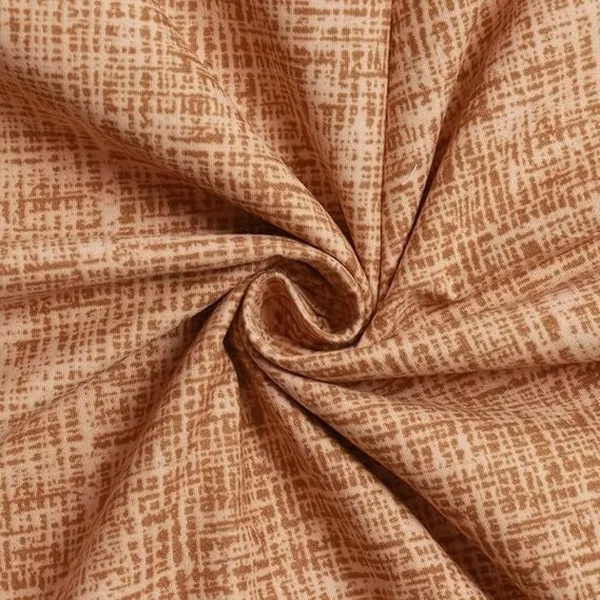 Brown_344_Tc_Cotton_Microfiber_Double_Self_Design_Fitted_Elastic_Bedsheet_With_2_Pillow_Cover