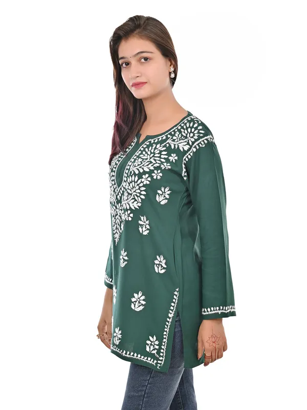 Graceful_Rayon_Chikankari_Short_Top_–_Light,_Breezy_&_Beautiful