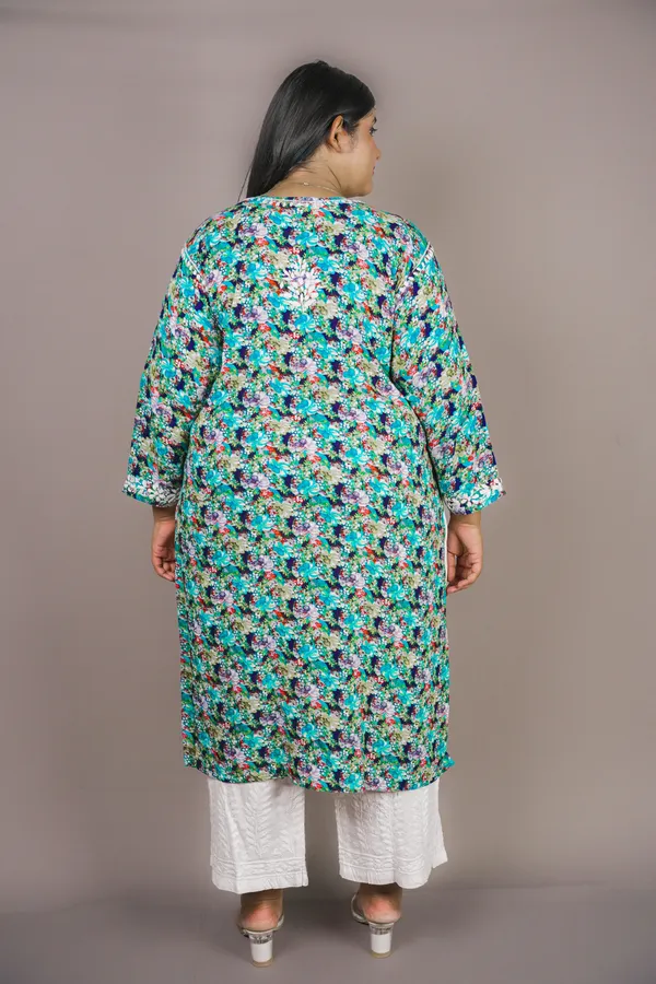 Floral_Printed_Chikankari_Kurti_–_Soft_Rayon_&_Elegant_Plus_Size_Fit