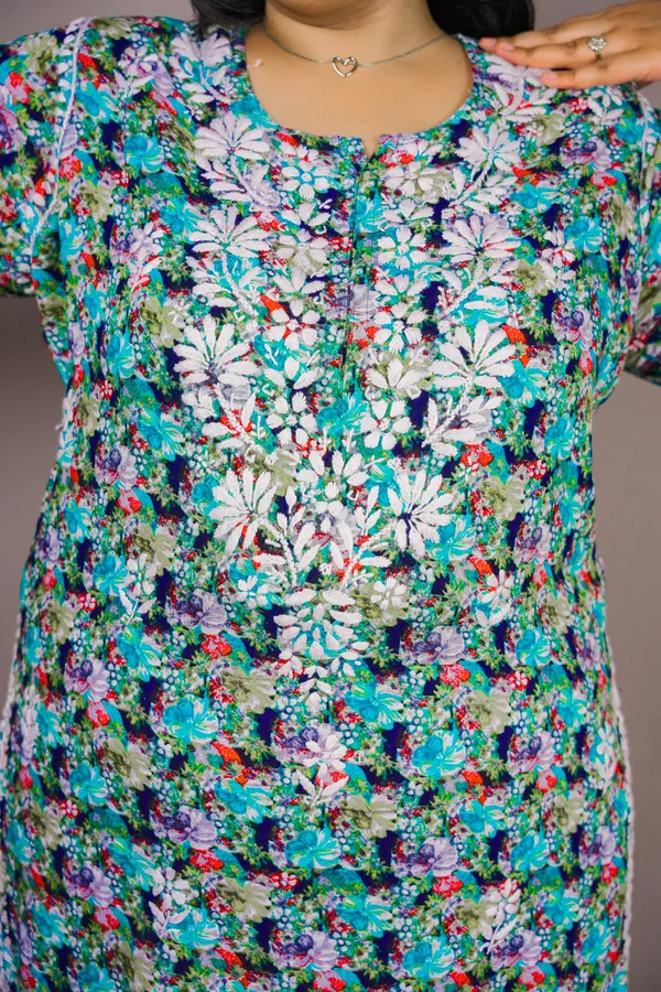 Floral_Printed_Chikankari_Kurti_–_Soft_Rayon_&_Elegant_Plus_Size_Fit