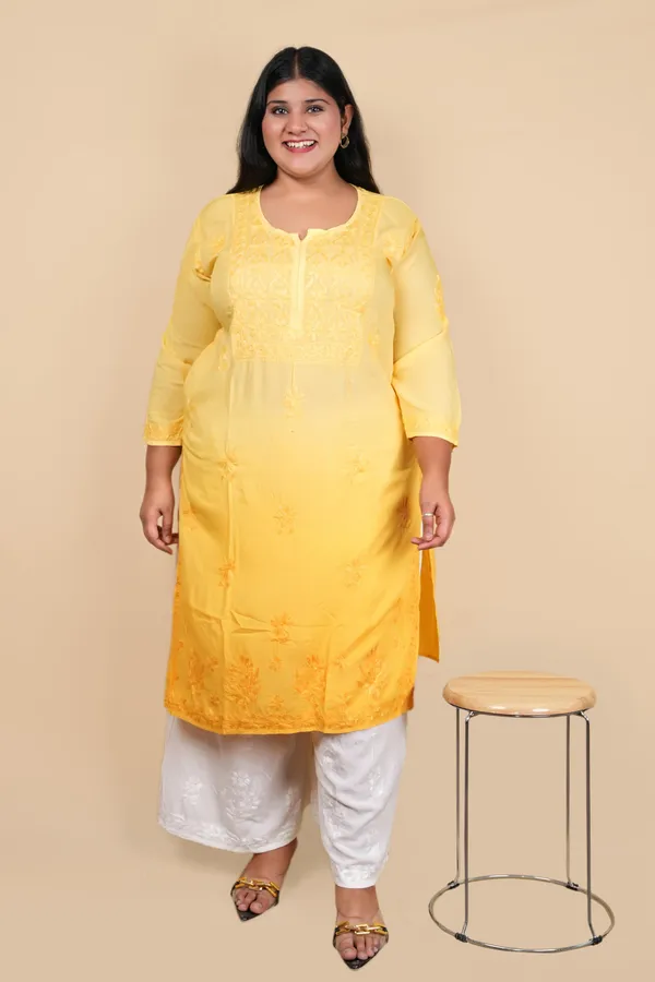 Rayon_Dye-Shade_Handcrafted_Chikankari_Kurti