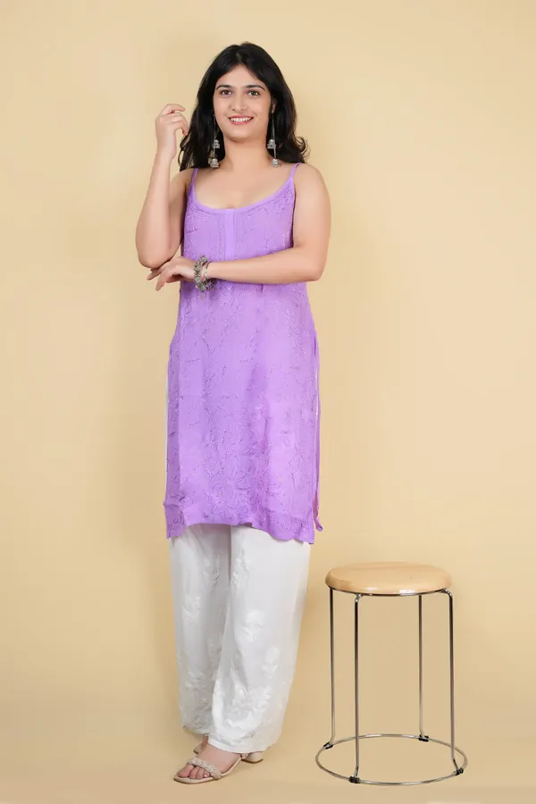 Purple_Viscose__Lucknowi_Chikankari_Hand_Embroided_Top_For_Women