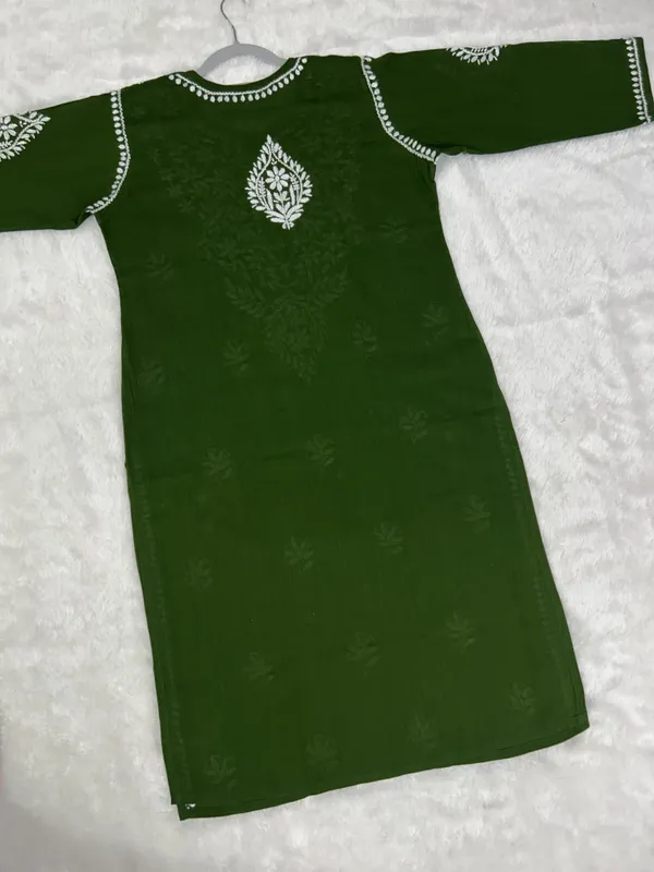 Cotton_Lucknowi_Chikankari_Kurti_Soft_&_Elegant