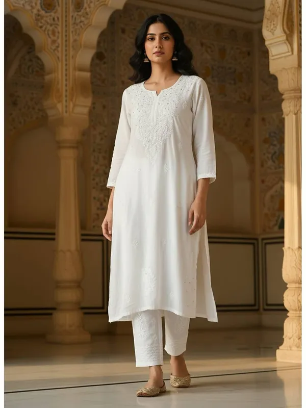 Nazakat_Rayon_Chikankari_Kurti_with_Dyed_Mukaish_Work