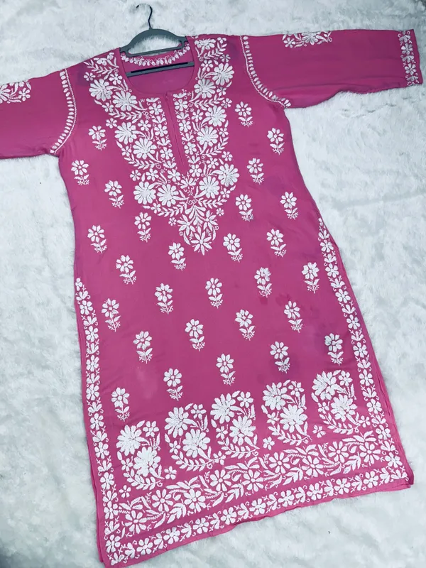 Premium_Modal_Lucknowi_Chikankari_Kurti