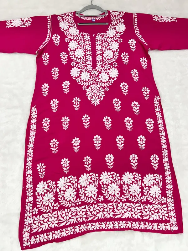 Premium_Modal_Lucknowi_Chikankari_Kurti
