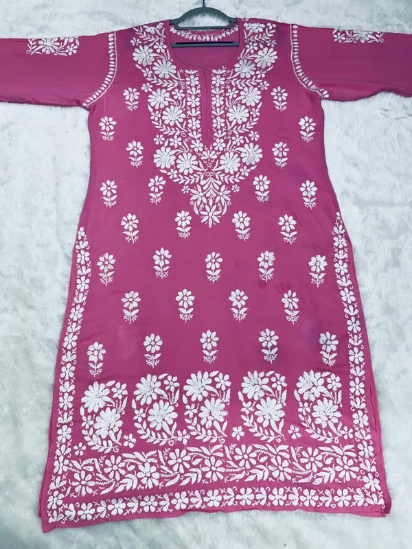 Premium_Modal_Lucknowi_Chikankari_Kurti