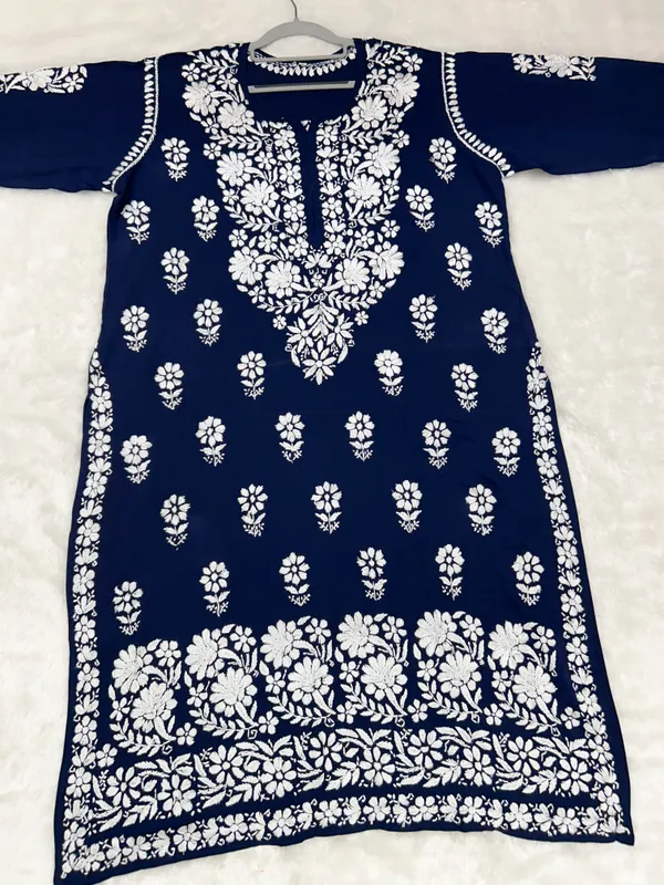 Premium_Modal_Lucknowi_Chikankari_Kurti