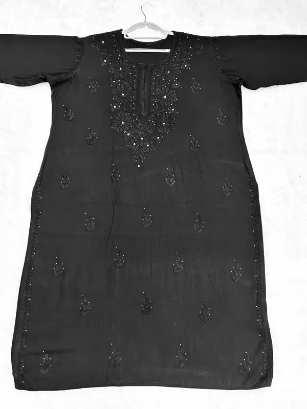 Premium_Rayon_Lucknowi_Chikankari_Kurti_Palazzo_Set_with_Handcrafted_Mukesh_Work