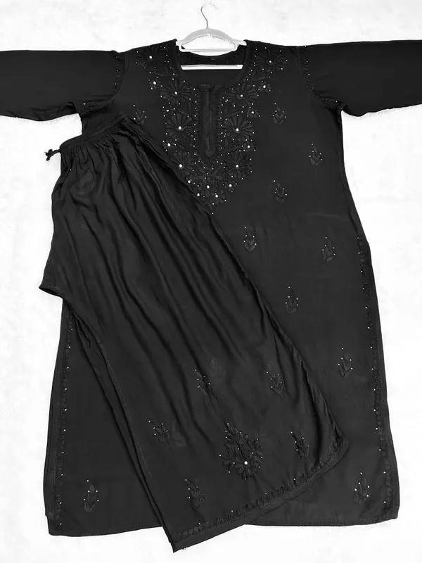 Premium_Rayon_Lucknowi_Chikankari_Kurti_Palazzo_Set_with_Handcrafted_Mukesh_Work