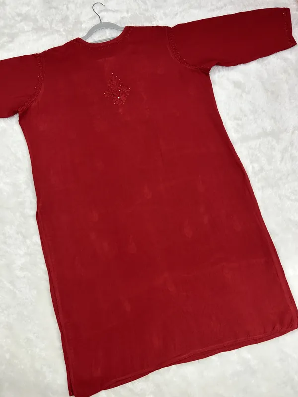Premium_Rayon_Lucknowi_Chikankari_Kurti_Palazzo_Set_with_Handcrafted_Mukesh_Work
