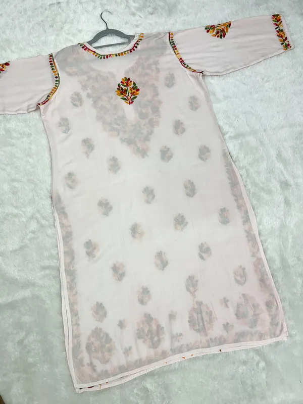 Premium_Rayon_Multicolor_Thread_Chikankari_Kurti_Palazzo_Set_