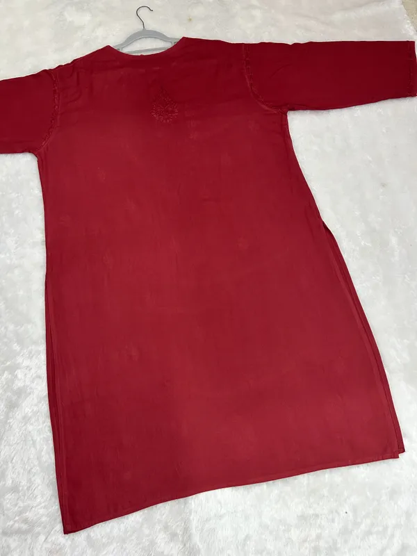 Rayon_Chikankari_Dyed_Kurti_Palazzo_Set