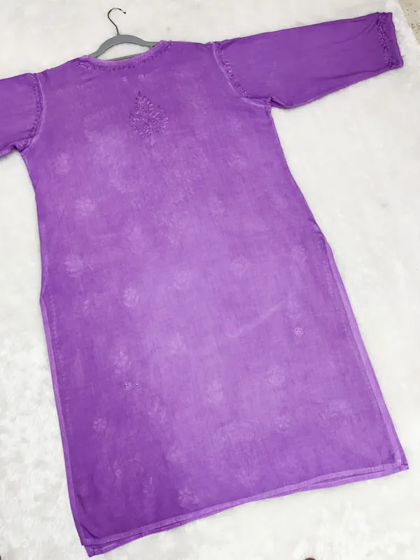 Rayon_Chikankari_Dyed_Kurti_Palazzo_Set