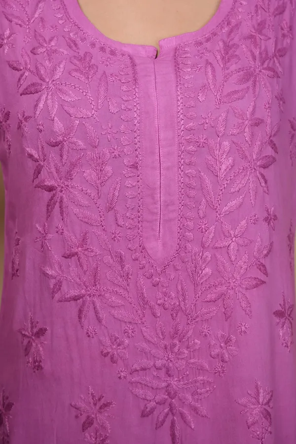 Rayon_Chikankari_Kurti_Palazzo_Set_Hand_Embroided