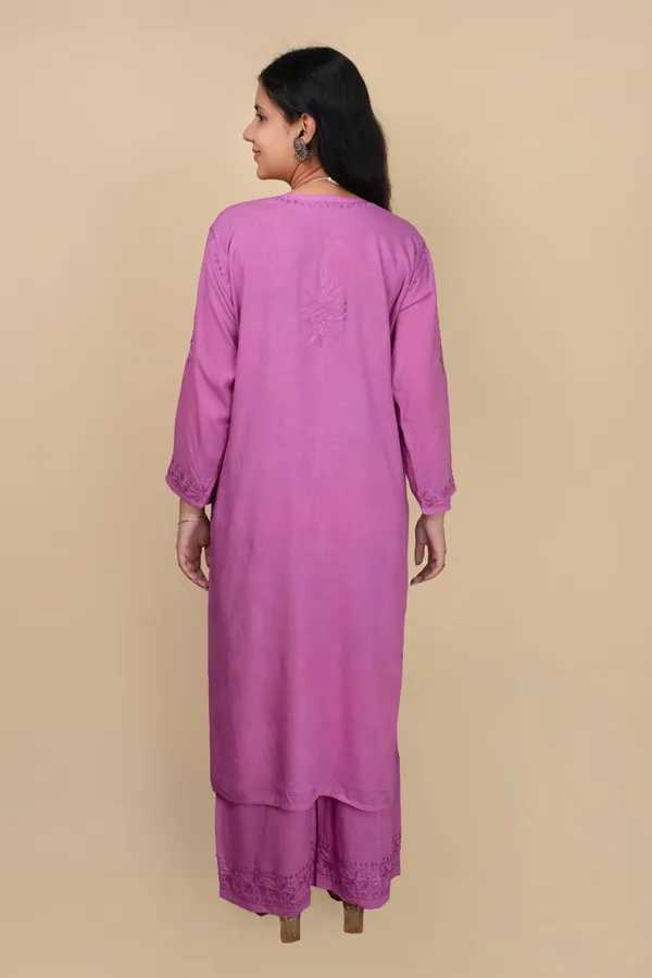 Rayon_Chikankari_Kurti_Palazzo_Set_Hand_Embroided