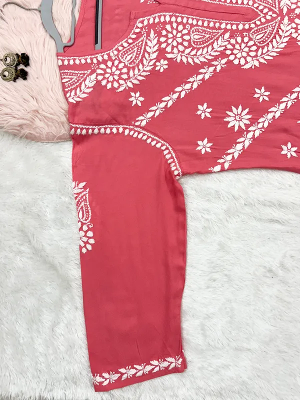 Rayon_Chikankari_Kurti_with_Panel_Embroidery_–_Comfortable_Fit_for_Everyday_Grace