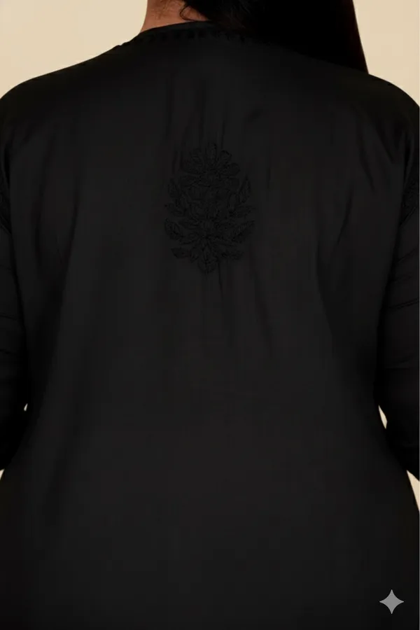 Rayon_Dye-Shade_Handcrafted_Chikankari_Kurti