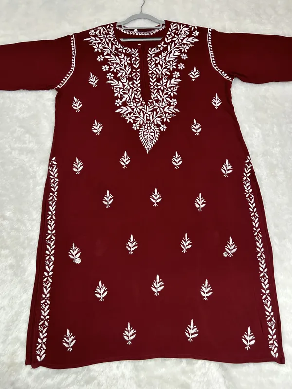 Rayon_Ghaspatti_Chikankari_Plus_Size_Kurti_for_Women