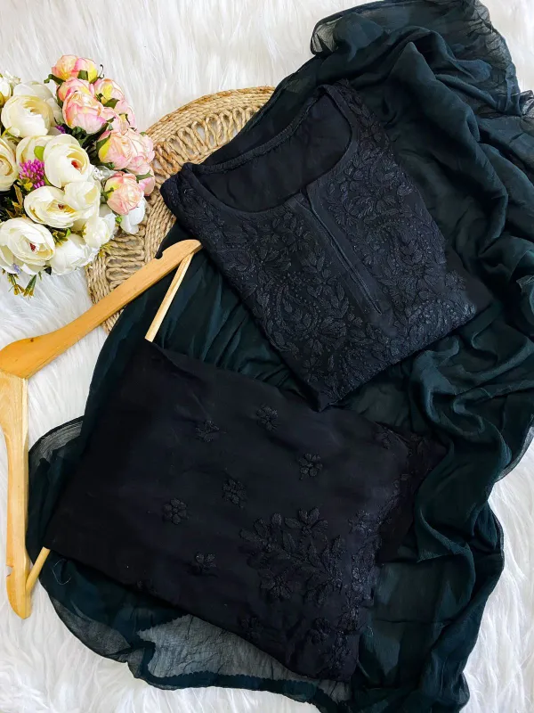 Black_Rayon_Chikankari_Palazzo_Set_with_Lace_Dupatta