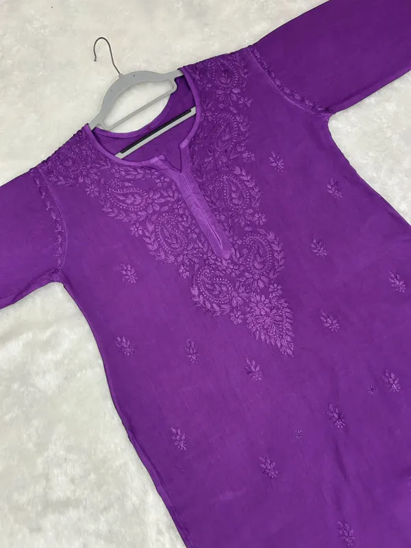 Purple_Rayon_Chikankari_Palazzo_Set_with_Lace_Dupatta