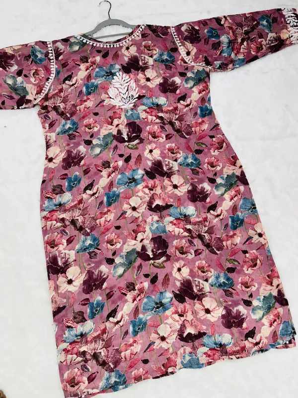 Rose_Pink_Premium_Mul_Cotton_Printed_Straight_Kurti