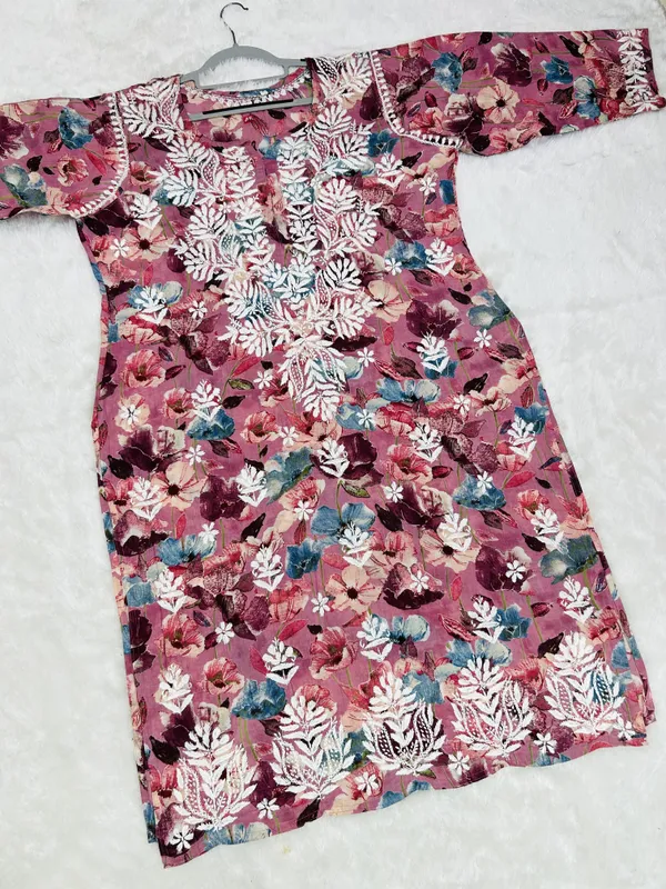 Rose_Pink_Premium_Mul_Cotton_Printed_Straight_Kurti