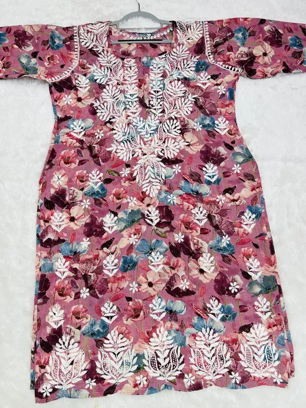 Rose_Pink_Premium_Mul_Cotton_Printed_Straight_Kurti