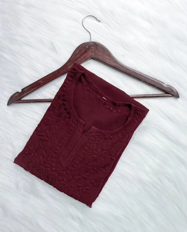 Short_Rayon_Lucknowi_Chikankari_Top_for_Women_|_Comfortable_&_Non-Transparent_Fabric