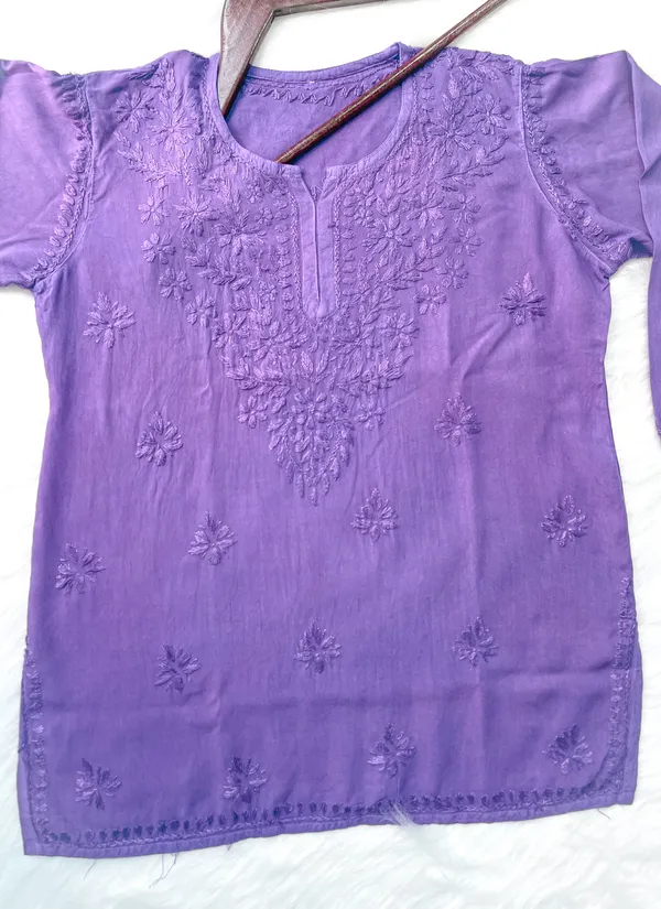 Short_Rayon_Lucknowi_Chikankari_Top_for_Women_|_Comfortable_&_Non-Transparent_Fabric