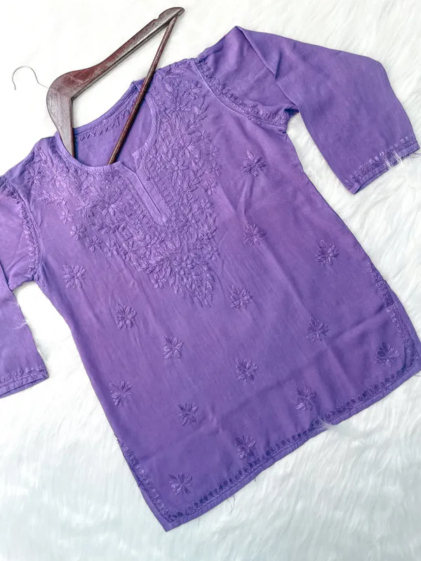 Short_Rayon_Lucknowi_Chikankari_Top_for_Women_|_Comfortable_&_Non-Transparent_Fabric