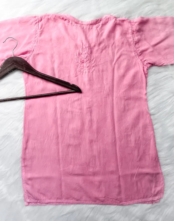 Short_Rayon_Lucknowi_Chikankari_Top_for_Women_|_Comfortable_&_Non-Transparent_Fabric