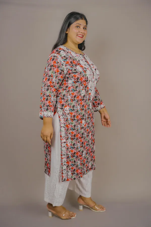Floral_Printed_Chikankari_Kurti_–_Soft_Rayon_&_Elegant_Plus_Size_Fit