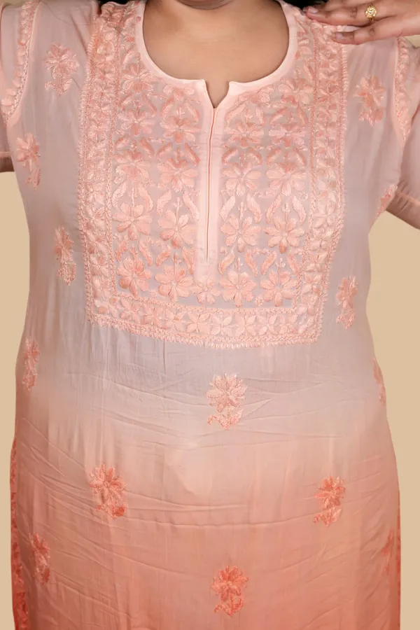 Plus_Size_Modal_Lucknowi_Chikankari_Hand_Embroided_Kurti_For_Women