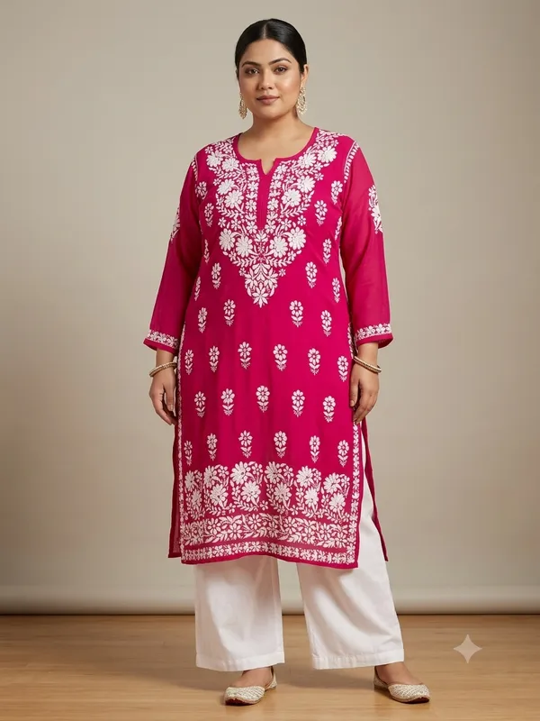Premium_Modal_Lucknowi_Chikankari_Kurti