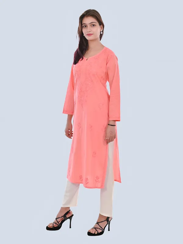 Classic_Cotton_Chikankari_Kurti_–_Light,_Elegant_&_Timeless