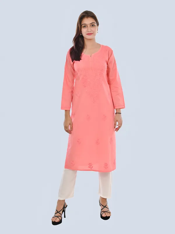 Classic_Cotton_Chikankari_Kurti_–_Light,_Elegant_&_Timeless