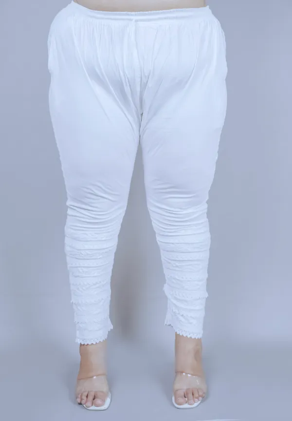 White__Lucknowi_Chikankari_Hand_Embroided_Straight_Pant_For_Women