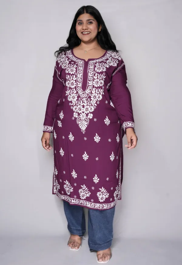 Modal_Chikankari_Long_Kurti__Heavy_Work