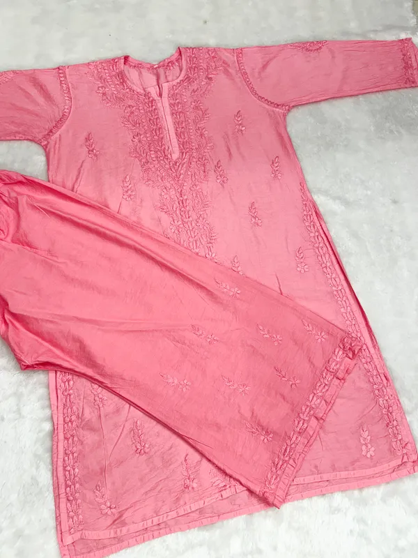 panel_Chanderi_Chikankari_Kurti_Palazzo_Set