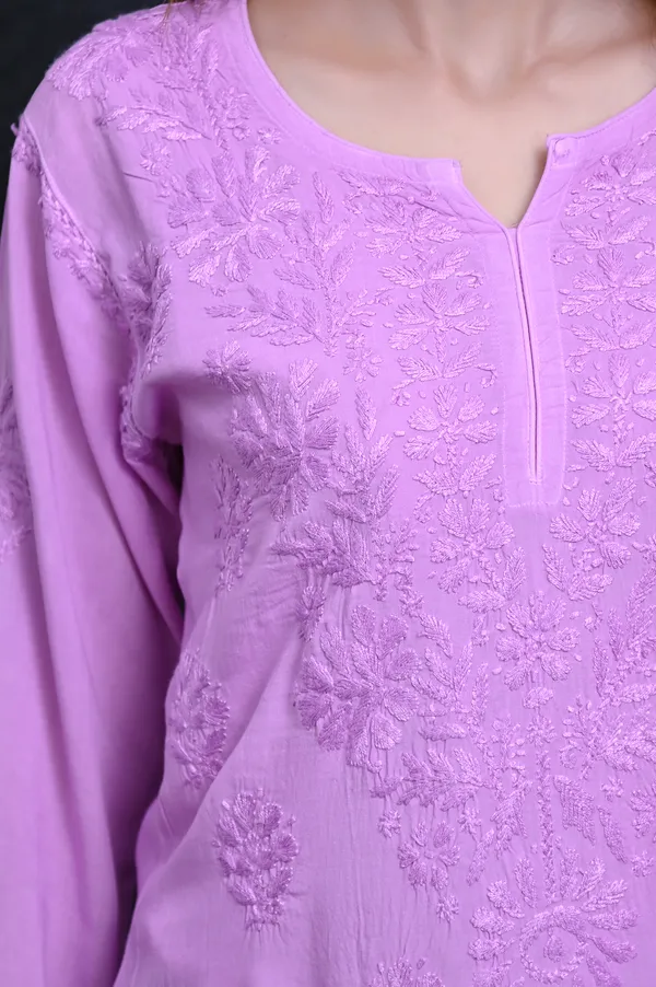 Purple_Modal_Lucknowi_Chikankari_Hand_Embroided_Top_For_Women